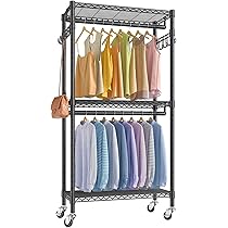 Amazon｜Hicrifth ハンガーラック 頑丈 洋服ラック 大容量